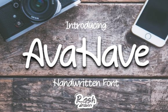 Avahave: The Handwritten Typeface That Elevates Your Brand Identity