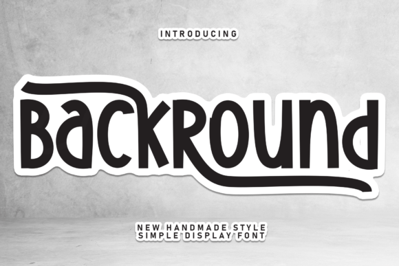 Backround Typeface Review: A Sweet Handwritten Font for Modern Branding