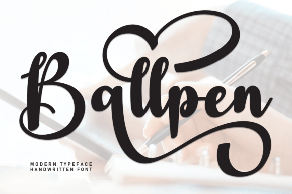 Ballpen: The Sweet Handwritten Typeface for Editorial Design