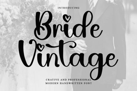 Bride Vintage: The Perfect Handwritten Font for Editorial Design