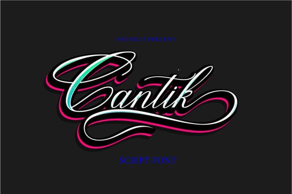 Bring Your Creations to Life with the Elegant Cantik Font