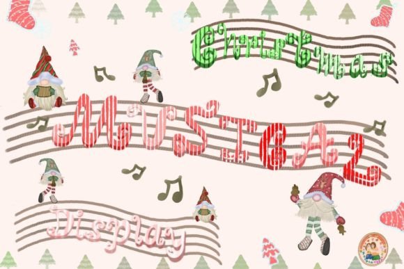Christmas Musical Font for Polished Branding