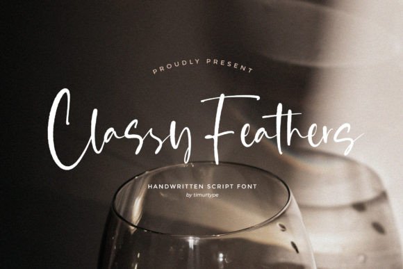 Classy Feathers: A Premium Script Typeface for Editorial Design