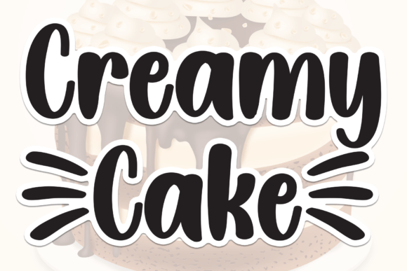 Creamy Cake: A Handwritten Typeface for Editorial Design