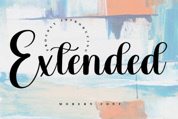 Extended Typeface: Elevating Handmade Brand Identity