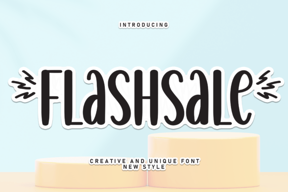 Flashsale: A Handwritten Font for Timeless Editorial Design