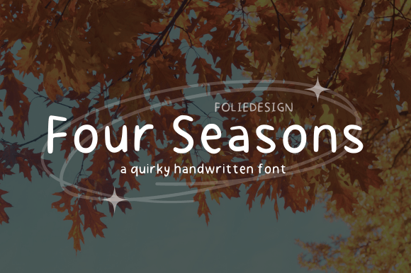 Four Seasons: A Sweet Handwritten Font for Modern Branding