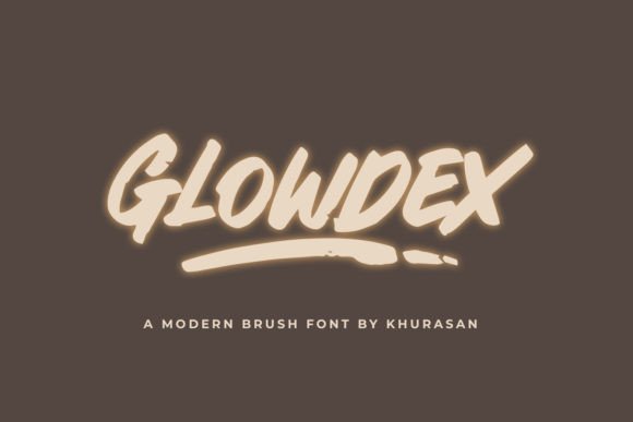 Glowdex: A Bold Handwritten Font for Modern Branding