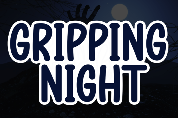 Gripping Night: A Timeless Script Font for Creative Makers