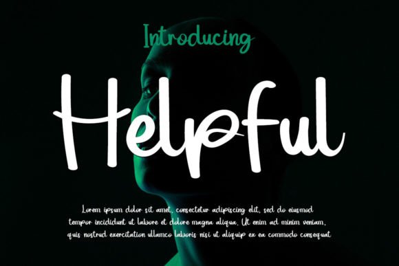 Helpfull Font for Professional Branding