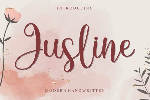Jusline: A Playful Script Font for Eye-Catching Campaigns