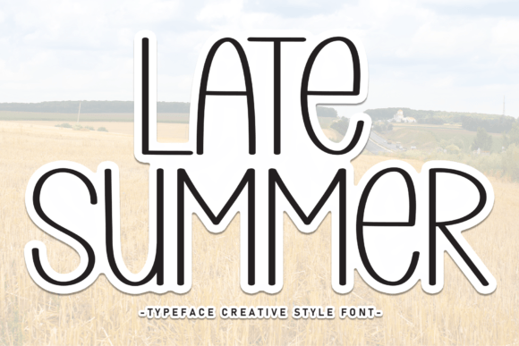 Late Summer: A Sweet Handwritten Display Font for Friendly Branding