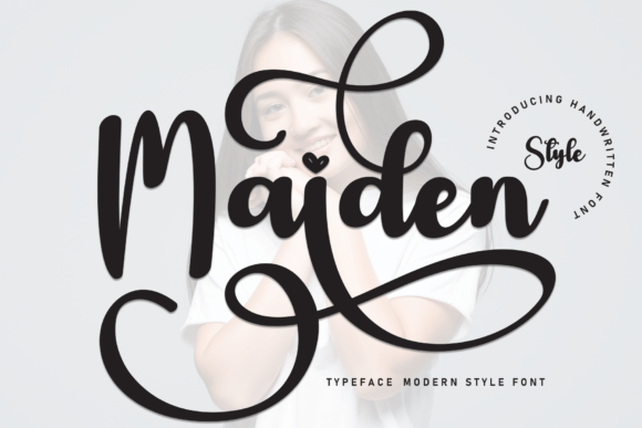 Maiden: The Elegant Script Typeface for Campaign Designers