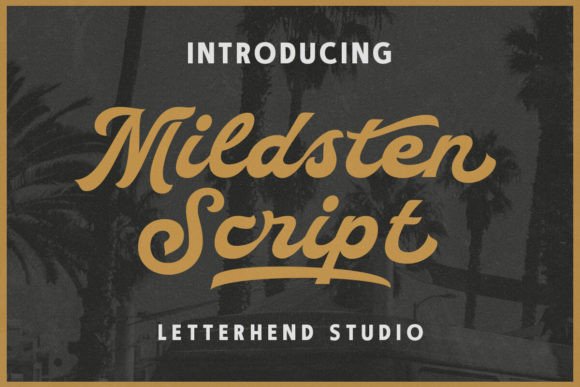 Mildsten: A Script Font for Modern Branding