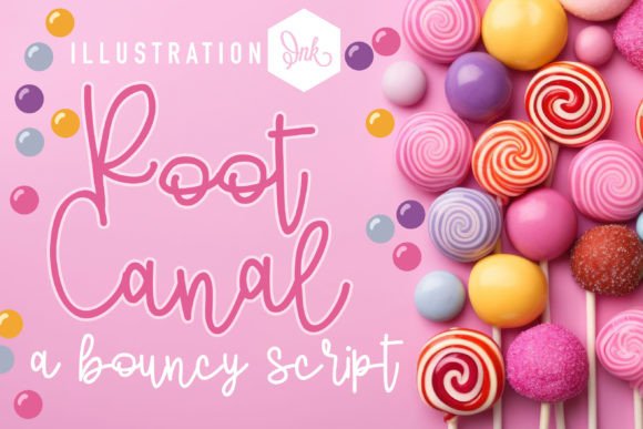 Root Canal: The Bouncy Handwritten Typeface for Makers
