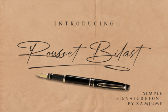 Rousset Bilast: The Handwritten Typeface That Elevates Campaign Design
