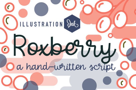 Roxberry: A Youthful Script Typeface for Modern Brand Identity