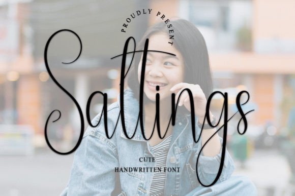Saltings Typeface: Elevating Brand Identity with Elegant Handwritten Style