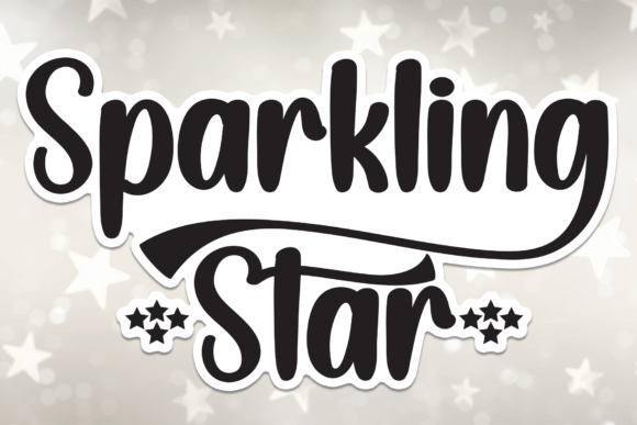 Sparkling Star: A Stylish Script Typeface for Elegant Branding