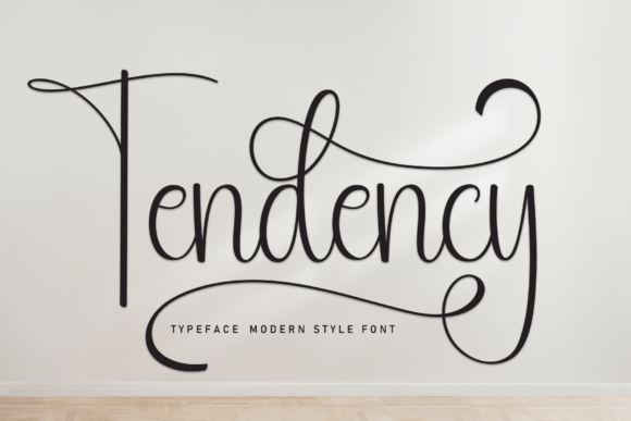 Tendency: The Perfect Handwritten Font for Your Craft Projects