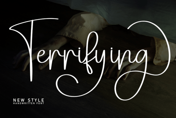 Testing Terrifying: A Handwritten Font for Web Design Projects