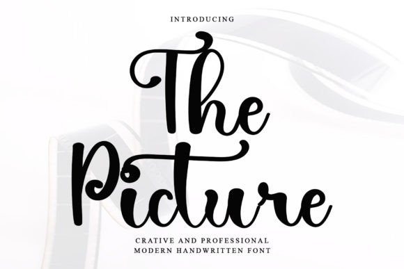 The Picture: A Handwritten Font for Modern Branding