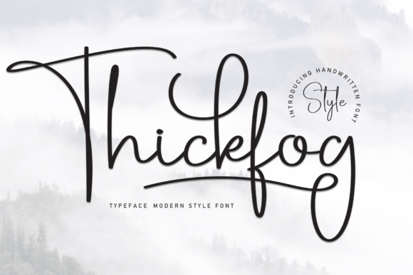 Thickfog: A Script Font for Bold Branding