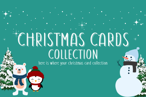 Upgrade Your Brand with Happy Christmas Cards Collection Font